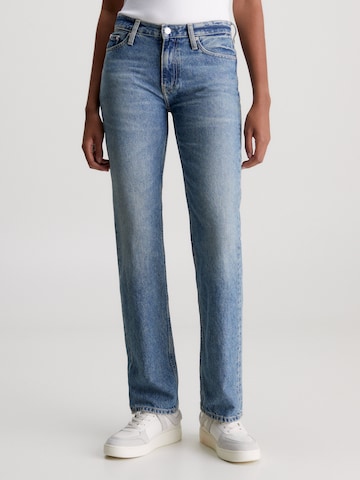 Calvin Klein Jeans Regular Jeans in Blauw: voorkant