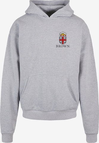 Merchcode Sweatshirt 'Brown University - Emblem' in Grau: predná strana