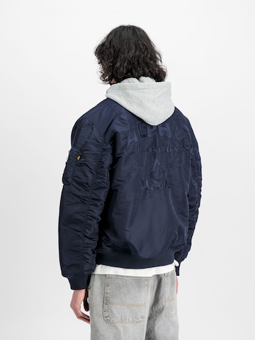 ALPHA INDUSTRIES Between-Season Jacket 'MA-1 ZH' in Blue