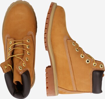 TIMBERLAND Saappaat 'Premium' värissä ruskea