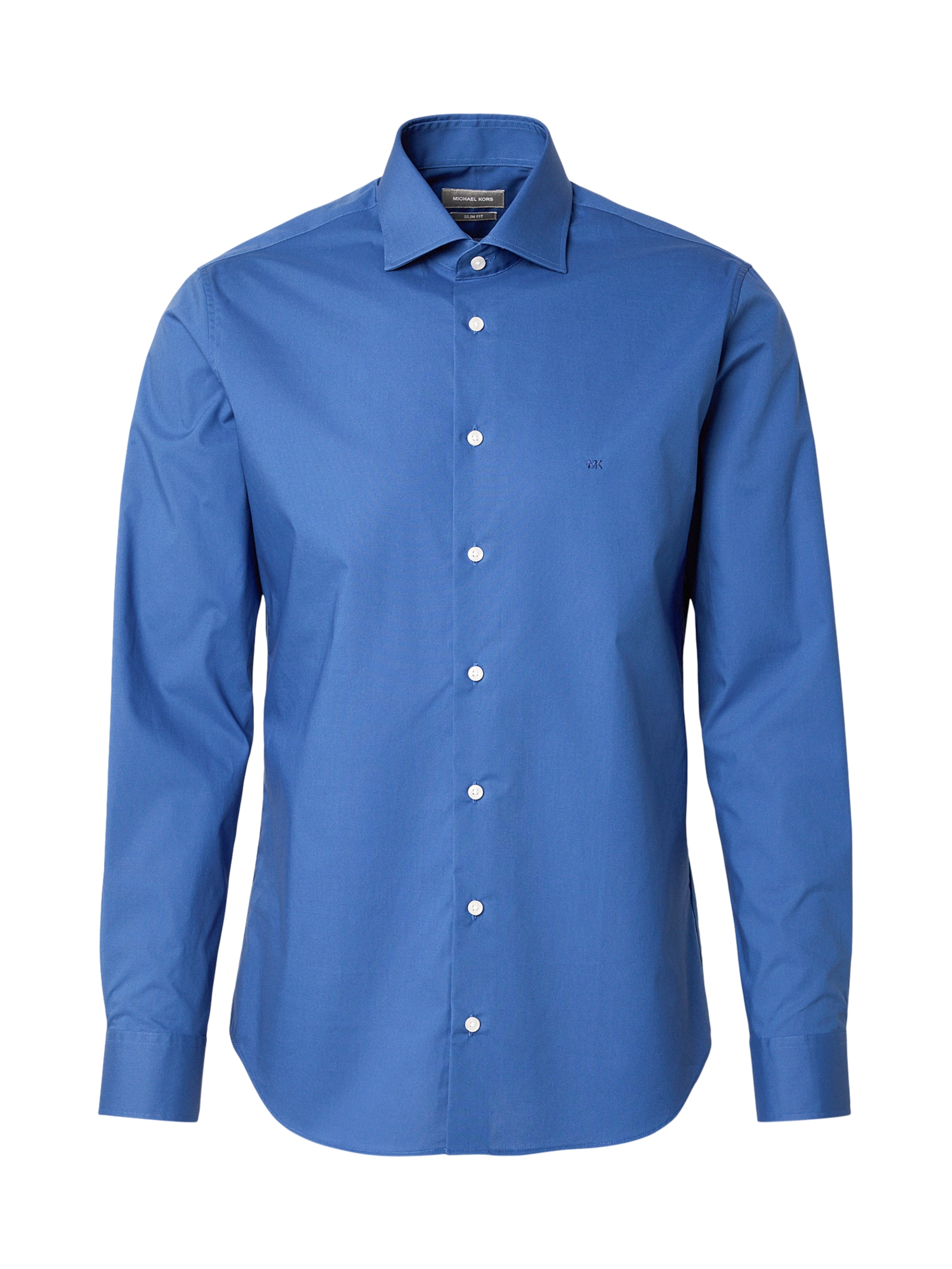Michael Kors Slim fit Overhemd in Blauw: voorkant