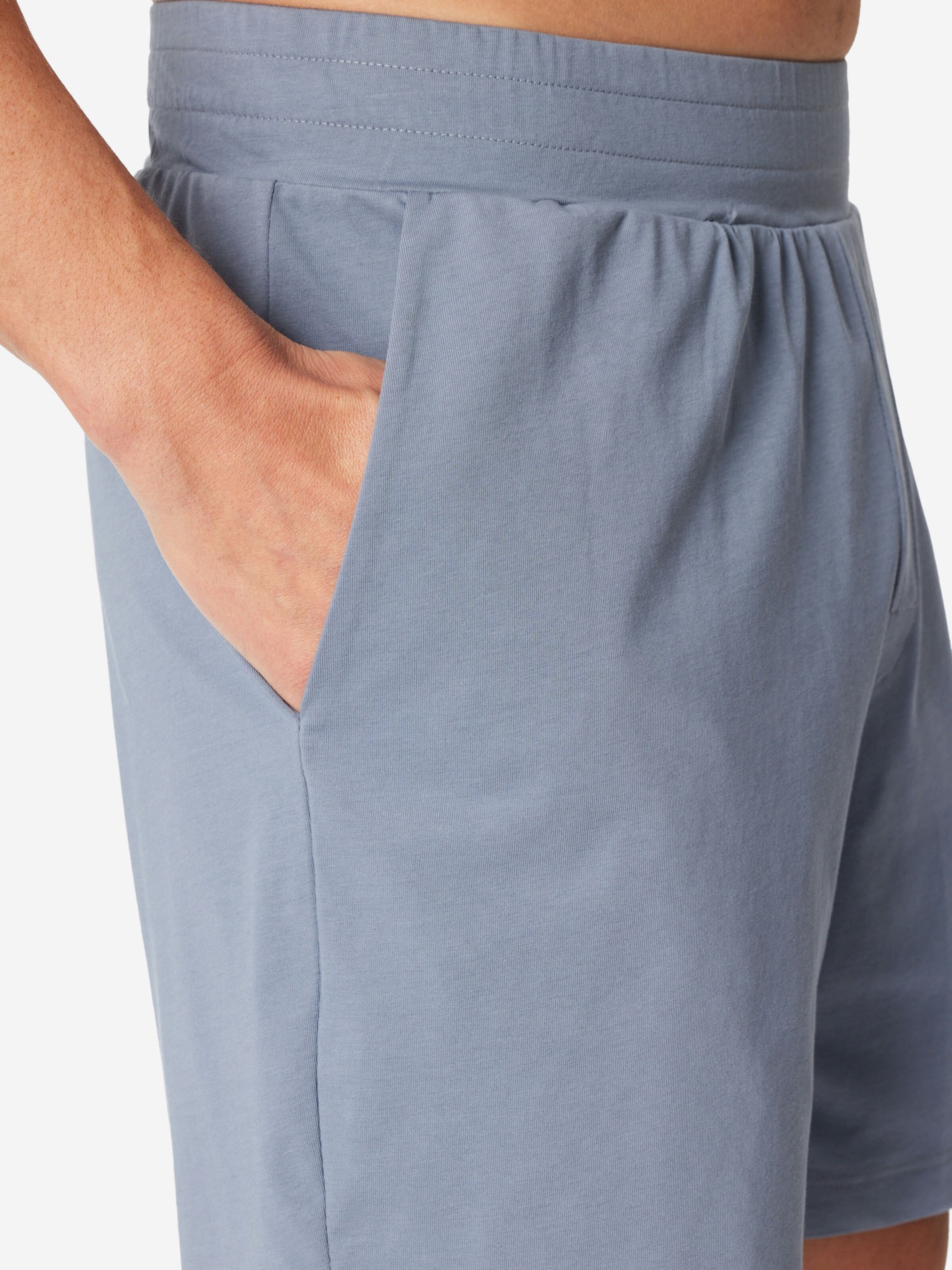 Pyjama court ' Modern ' SCHIESSER en bleu