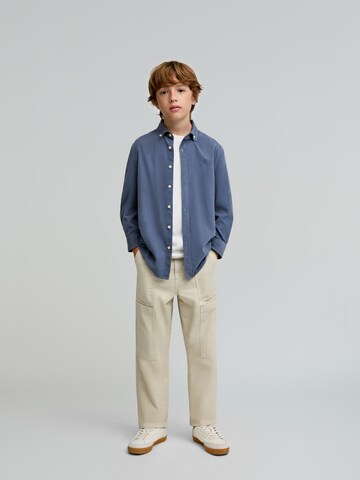 Scalpers Regular fit Πουκάμισο 'Corduroy' σε μπλε: μπροστά