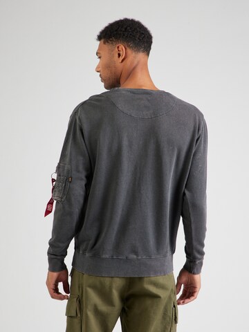 ALPHA INDUSTRIES Sweatshirt in Black