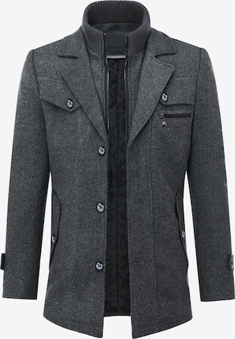 Youthup Winter Coat in Grey: front