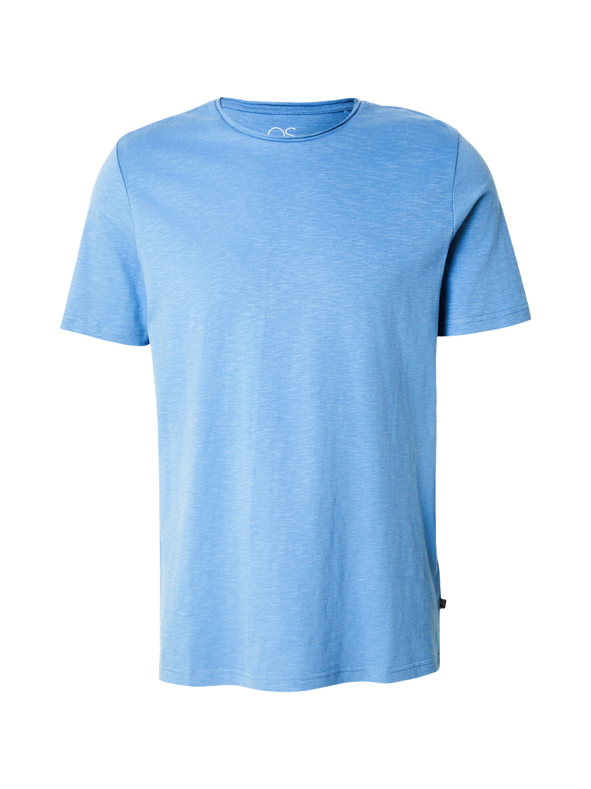 T-Shirt QS en bleu : devant