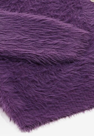 Cardigan caneva en violet