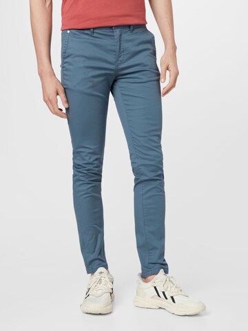 Slimfit Pantaloni chino 'Mott' di SCOTCH & SODA in grigio: frontale