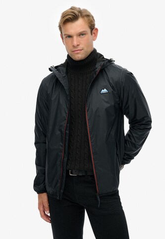 Superdry Tussenjas 'Essential' in Blauw: voorkant