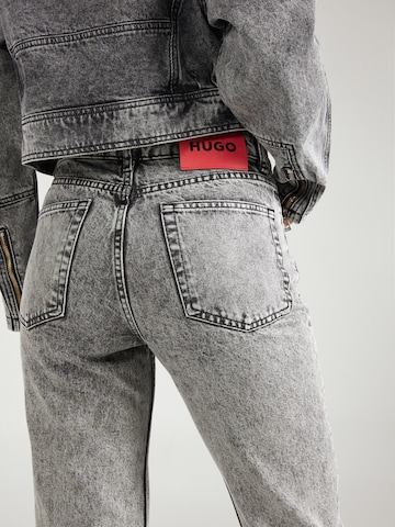 Coupe slim Jean '938' HUGO Red en gris