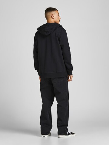 JACK & JONES - Sudadera con cremallera 'Tons' en negro