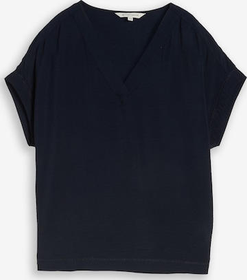 TOM TAILOR - Blusa en azul: frente