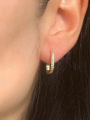 Pure Schmuck Earrings 'U-förmige' in Gold