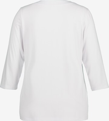 T-shirt Ulla Popken en blanc