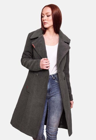 NAVAHOO Between-seasons coat 'Wooly' in Grey