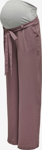 Only Maternity Wide Leg Bukser i pink