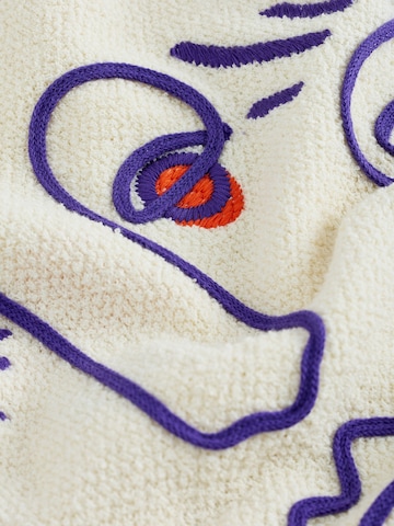 Next Pullover 'Picasso' in Weiß