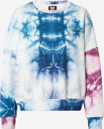 PARI Sweatshirt 'SPORTS CLUB' in blau / lila / weiß, Produktansicht
