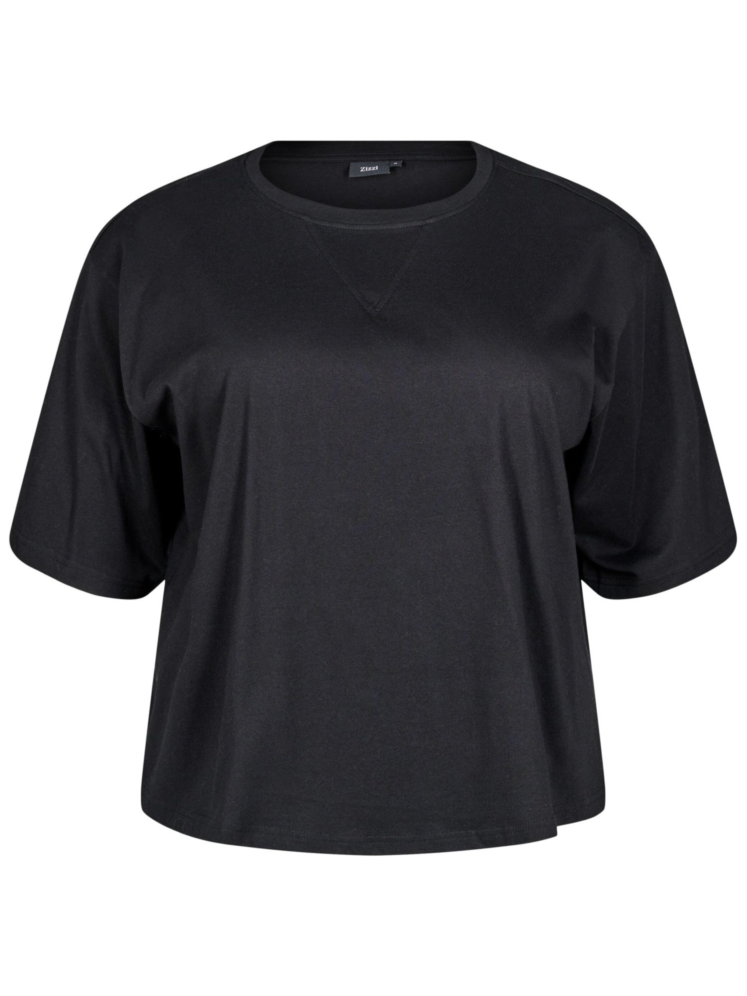 Tricou 'Efiona' de la Zizzi pe negru: față