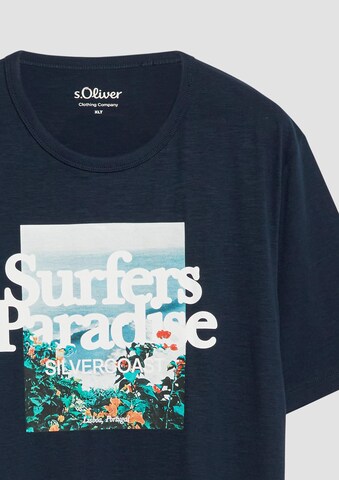 s.Oliver T-Shirt in Blau