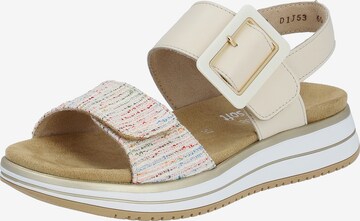 REMONTE Sandals in Beige: front