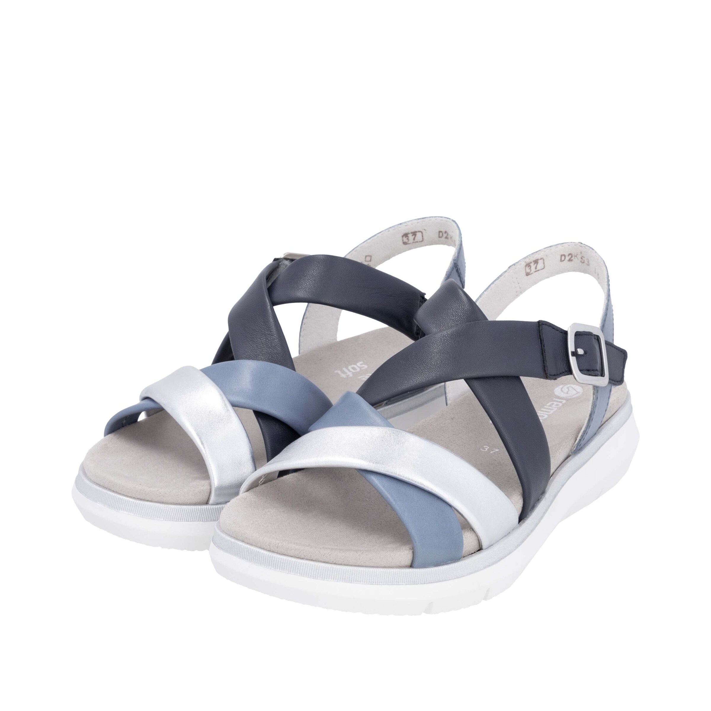 REMONTE Strap Sandals in Blue