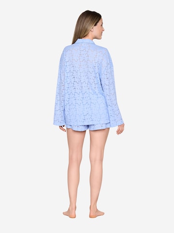 JOOP! Jeans Slaapshirt 'Allover Lace' in Blauw