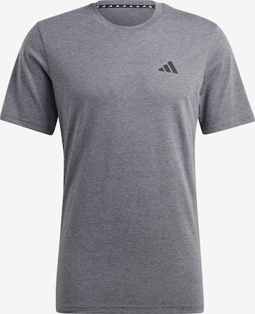 ADIDAS PERFORMANCE Funktionsshirt 'Train Essentials Feelready' in Grau: predná strana