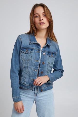 PULZ Jeans Between-Season Jacket 'PZSIRA' in Blue: front