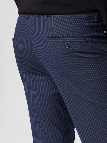 Matinique Normální Chino kalhoty 'Liam' – modrá