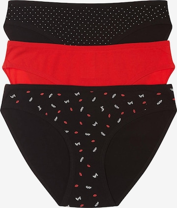 Henderson Broekje 'Slip Mi Mi im 3er Pack, nahtlos, Animal Print, Baumwoll Jersey L' in Gemengde kleuren: voorkant