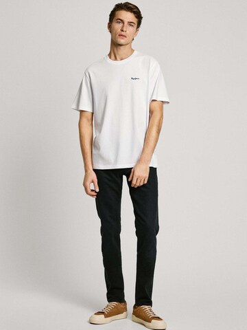 Pepe Jeans Paita 'Contrast Connor' värissä valkoinen
