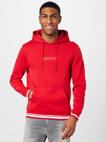 Sweat-shirt ANTONY MORATO en rouge : devant