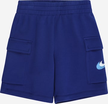 Nike Sportswear Bukser i blå: forside