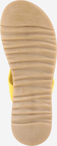Bata T-Bar Sandals in Yellow