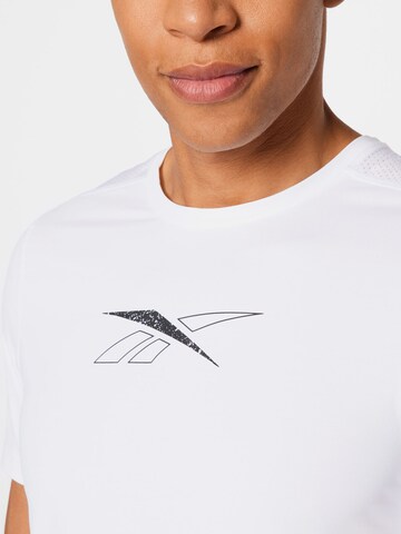 T-Shirt fonctionnel 'Workout Ready' Reebok en blanc