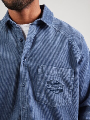 QUIKSILVER Regular fit Functioneel overhemd 'UNISIMPLECORDSH' in Blauw