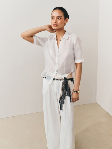 Next Bluse in Weiß