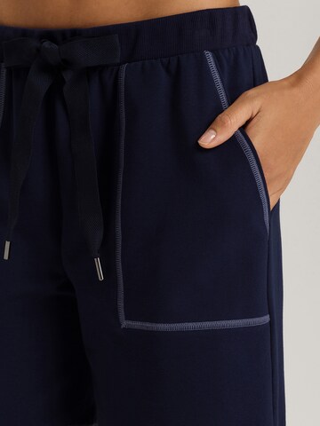 Hanro Loose fit Trousers ' Natural Living ' in Blue