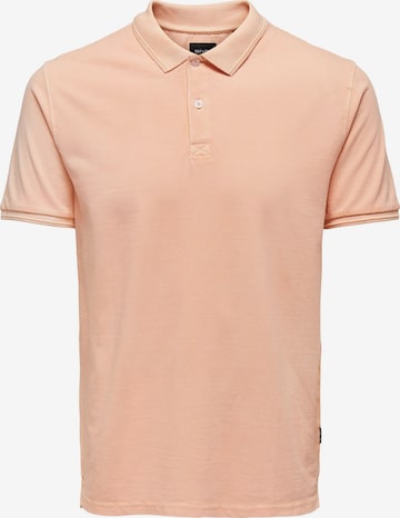 T-Shirt 'Travis' Only & Sons en orange : devant