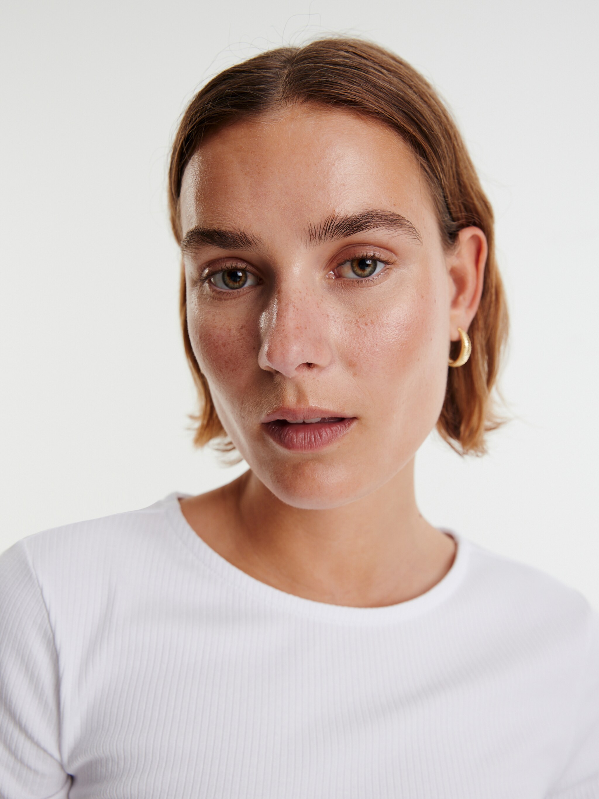 EDITED Producten Shirt 'Anke' Wit