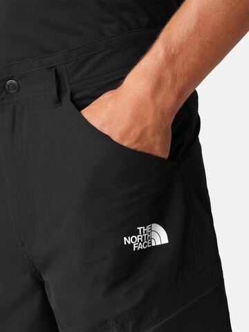 THE NORTH FACE - Regular Calças outdoor 'Exploration' em preto