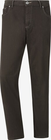 Jan Vanderstorm Loose fit Pants in Brown: front