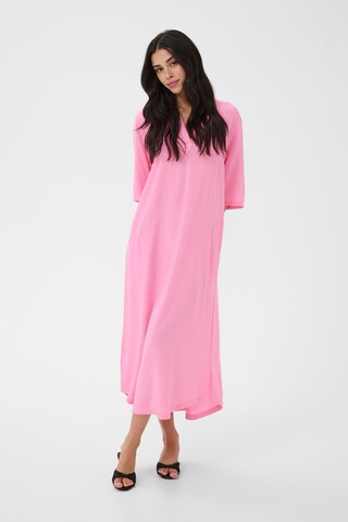 Kaffe Jurk 'Milia' in Roze: voorkant
