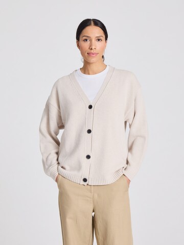Gai+Lisva Cardigan 'Edith' i beige: forside