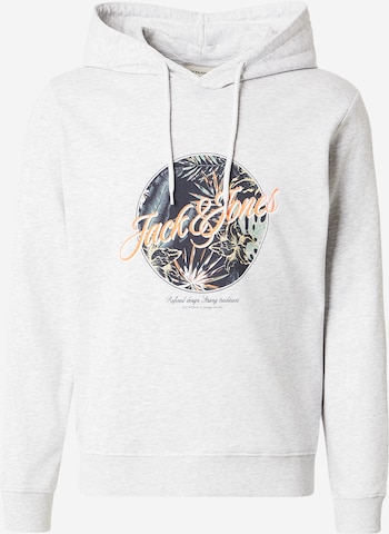 JACK & JONES Sweatshirt 'JJHONOLULU' in White: front