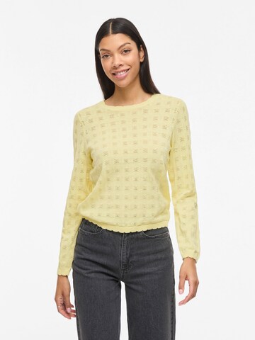 Pullover 'VIAmbelle' di VILA in giallo: frontale