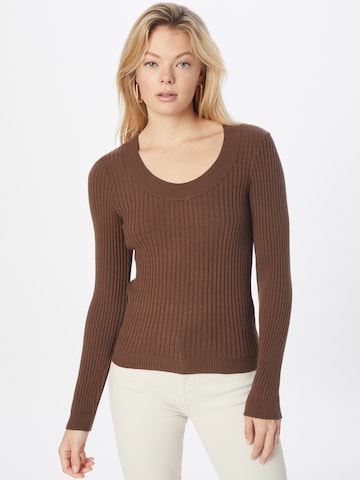 Vero Moda Aware Sweater in Brown: front