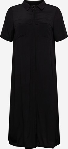 Robe-chemise 'MAISY' Zizzi en noir : devant