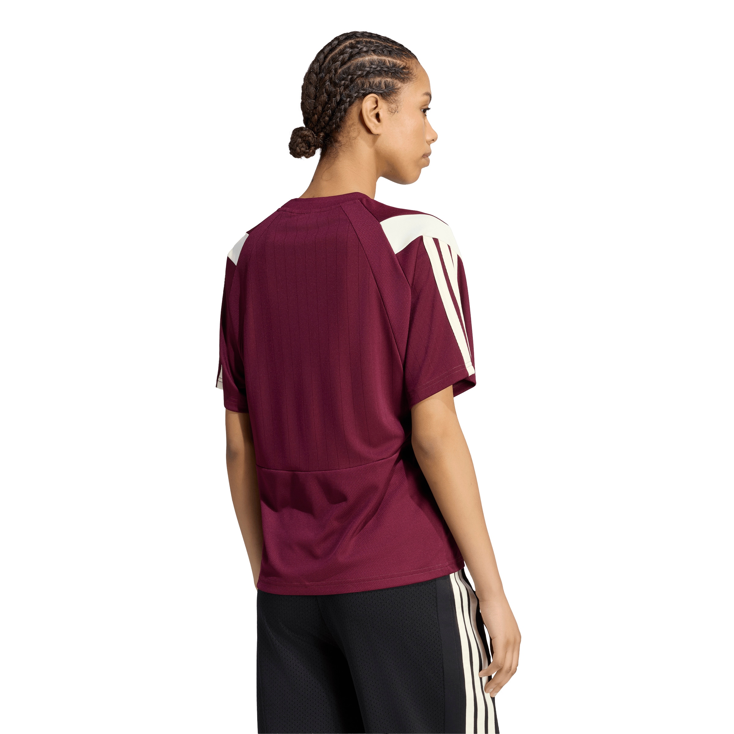 ADIDAS SPORTSWEAR Λειτουργικό μπλουζάκι 'TIRO' σε καφέ